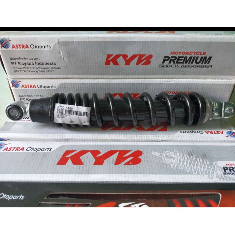 Jual shockbreaker KYB Premium buat motor Honda Vario 125, Vario 150, Beat FI, Beat pop, Mio, Spin