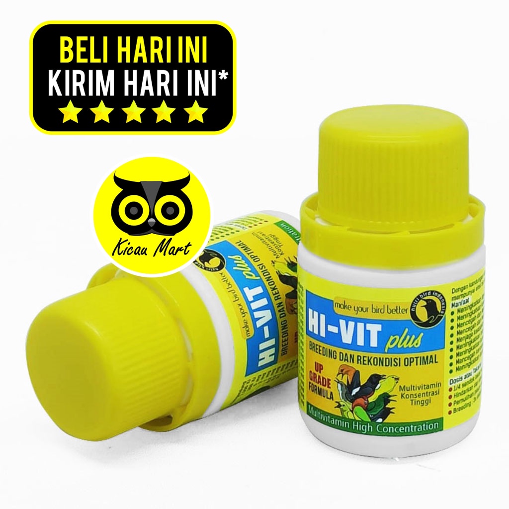 VITAMIN TERNAK BREEDING BURUNG HI-VIT HI VIT PLUS NUTRIBIRD OBAT TAMBAH BIRAHI PEJANTAN BETINA VTHVTFY