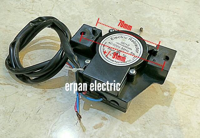 MOTOR DRAIN - RETRACTOR MESIN CUCI QDYZ EELECTROLUX SANYO