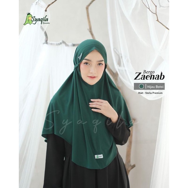 zaenab jilbab bergo by syaqila