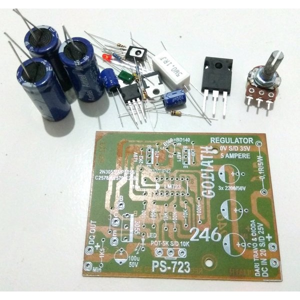 Power Supply 0 - 35 Volt 246 DIY Kit
