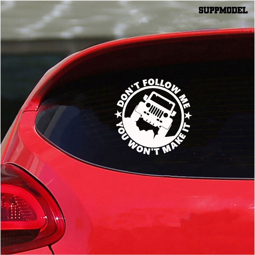 Stiker Reflektif Motif Tulisan Off road Untuk Dekorasi Mobil