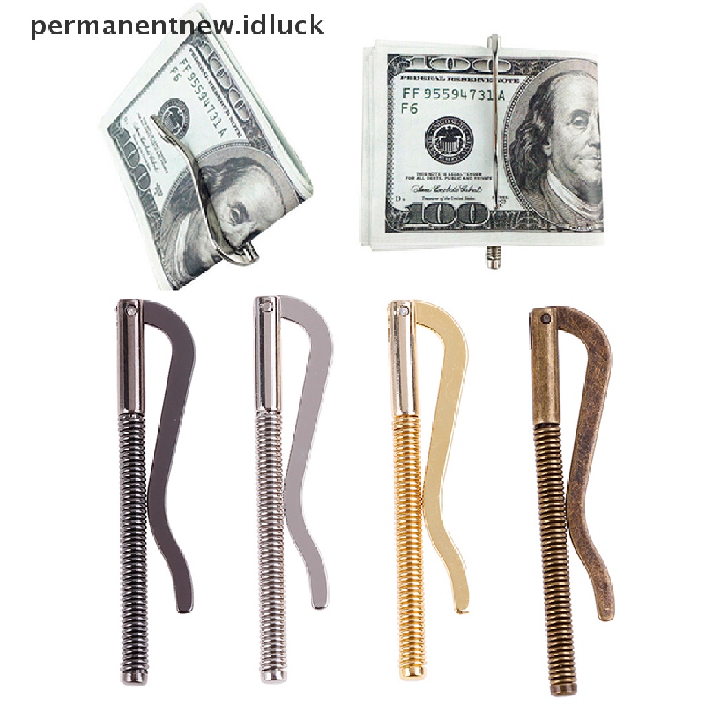 1 Pc Klip Penjepit Uang Tunai Bahan Metal