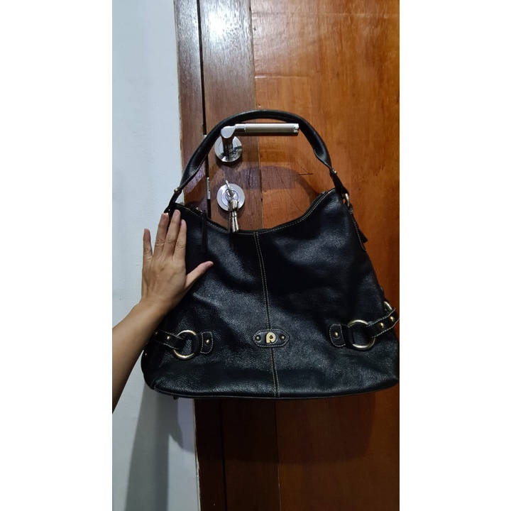 [Preloved] Authentic Papillon Bag Leather Model Hobo