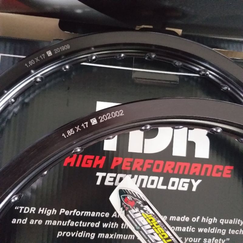 Velg tdr hitam ring 17 160x185 w shape