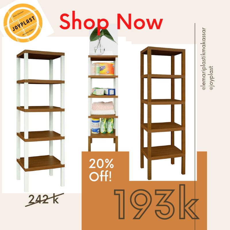 Rak serbaguna/Rak plastik serbaguna