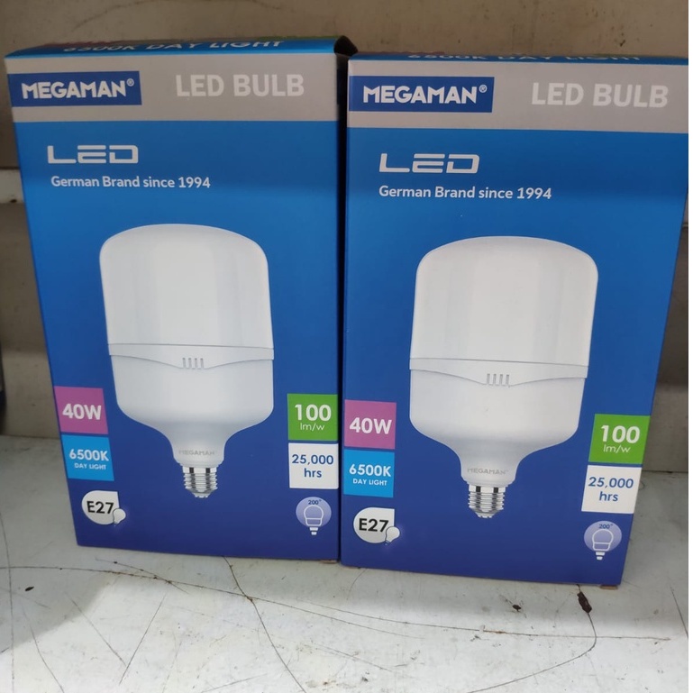 MEGAMAN LED T-BULB 40Watt 6500K Daylight YTT20Z1 40W Lamp Bohlam Putih