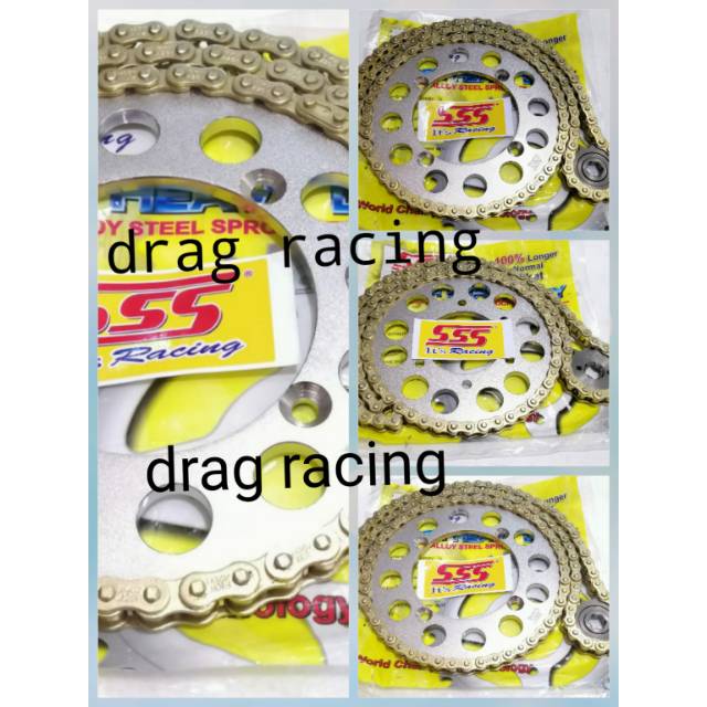 Gear gir set sss 428 honda blade karisma supra 125 1set not did shinob