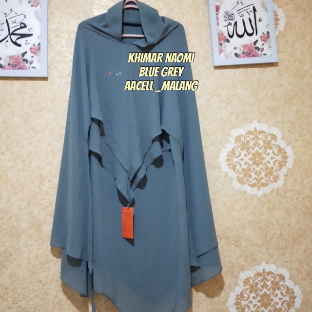 Sisesa Naomi Blue Grey Khimar Sisesa Naomi Nwt