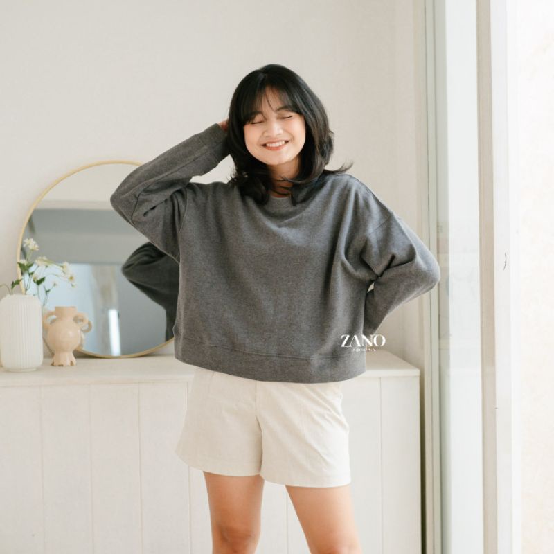 ZANO BASICS Sweater Crop Flary