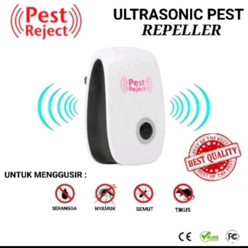 Alat Pengusir Nyamuk, Kecoa, Lalat, Tikus, Serangga lain nya..PEST REJCT ULTRASONIC