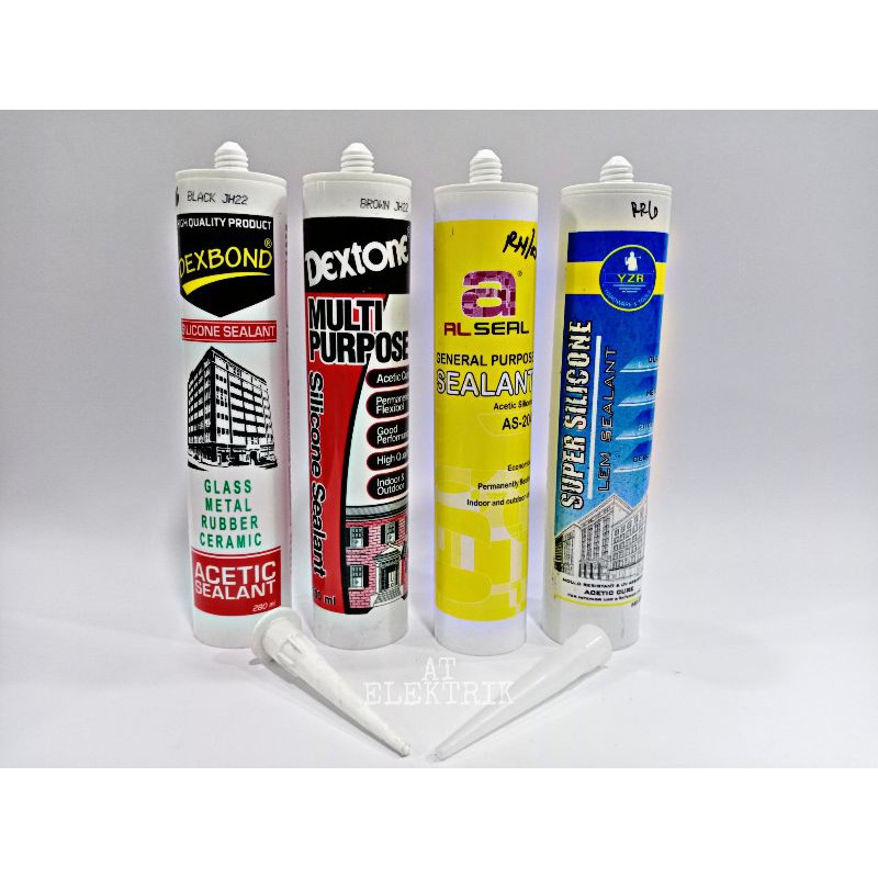 Lem SEALANT ASAM DAN NETRAL /SILICONE SEALANT / LEM AKUARIUM / LEM KACA / LEM NETRAL