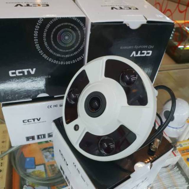 Kamera cctv 360 derajat fish eyes/camera panaromic 360 wide angle