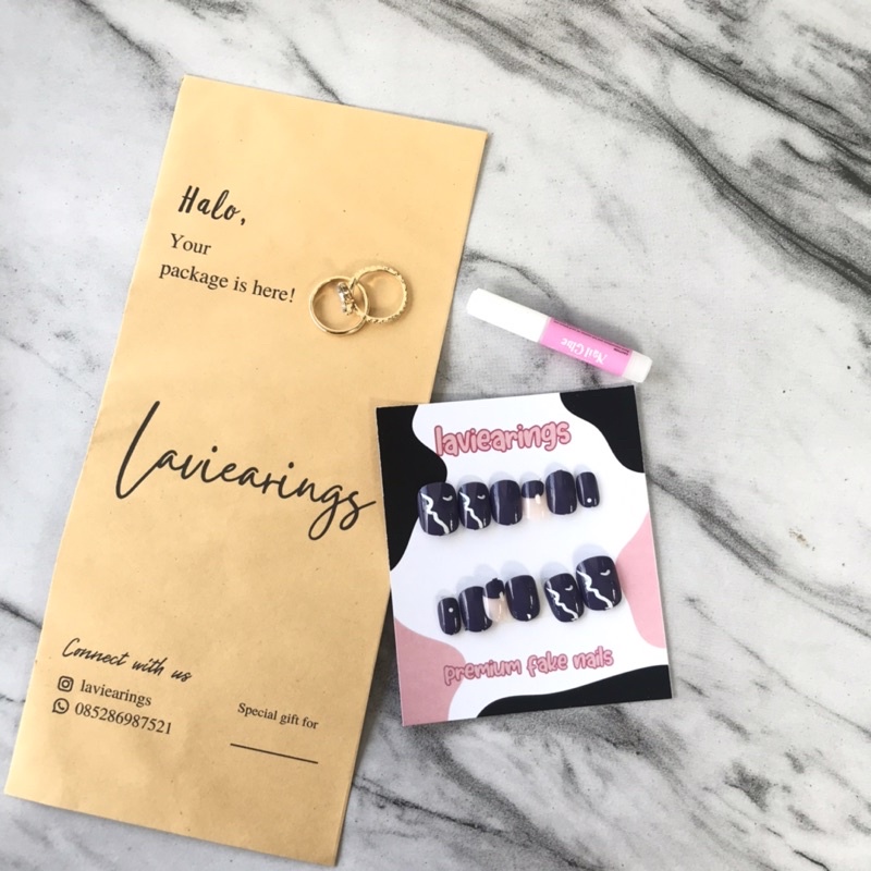 KUKU PALSU FAKE NAILS MEDAN