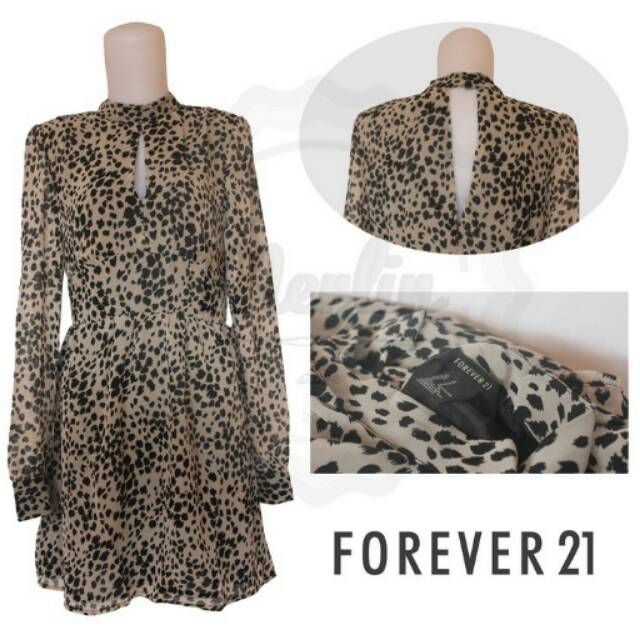 forever 21 leopard dress