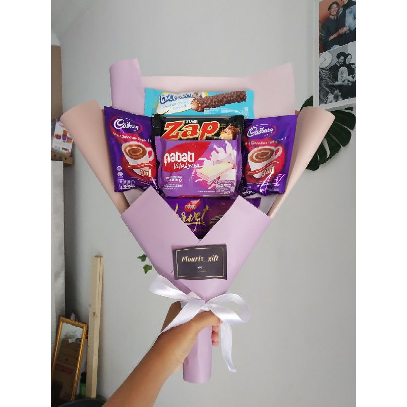 snack bouqet/ bucket kopi/ bucket makanan