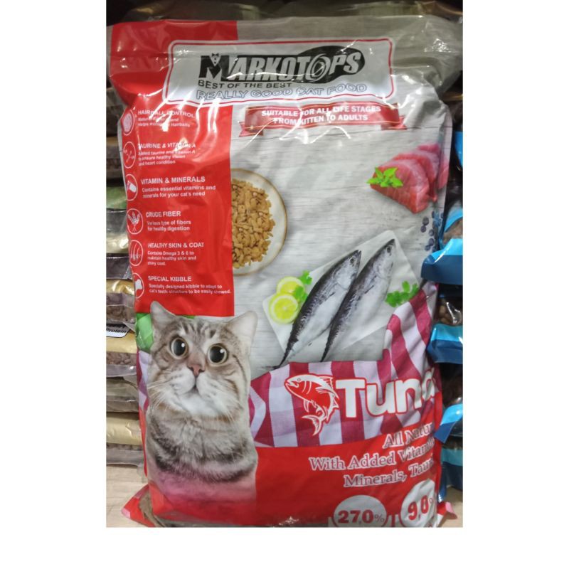 Markotop Tuna Makanan Kucing Repack 1kg Cat Food /Makanan Kucing Murah