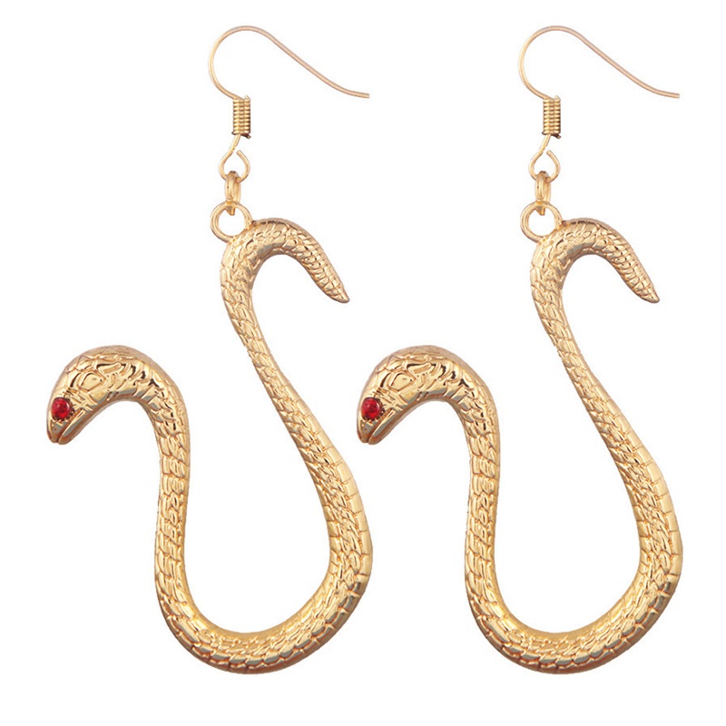 Anime One Piece Boa Hancock Same Earrings Women Jewelry Fans Gift