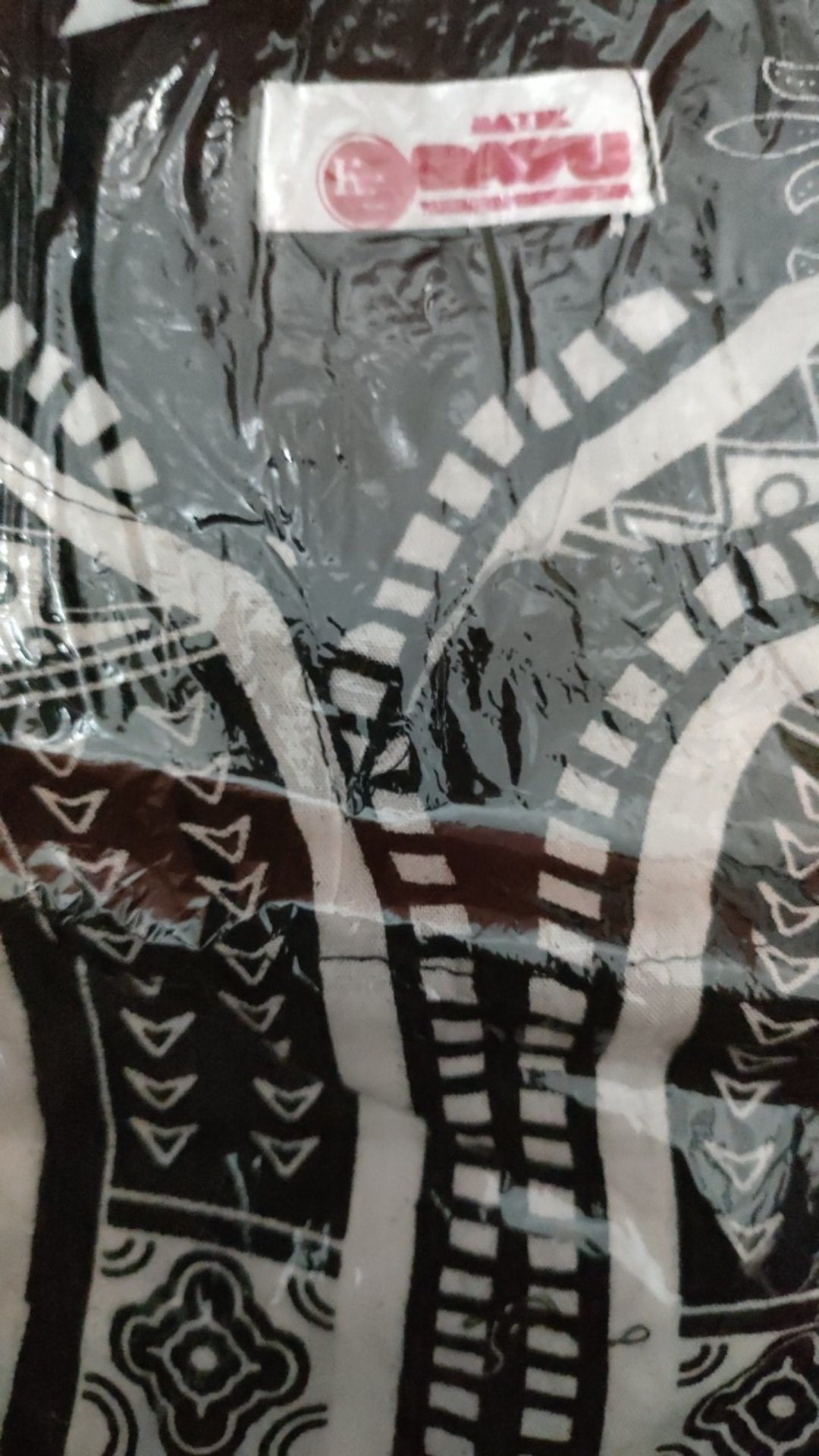 Promo Atasan Unisex Baju Bali Motif Dashiki Hitam Putih