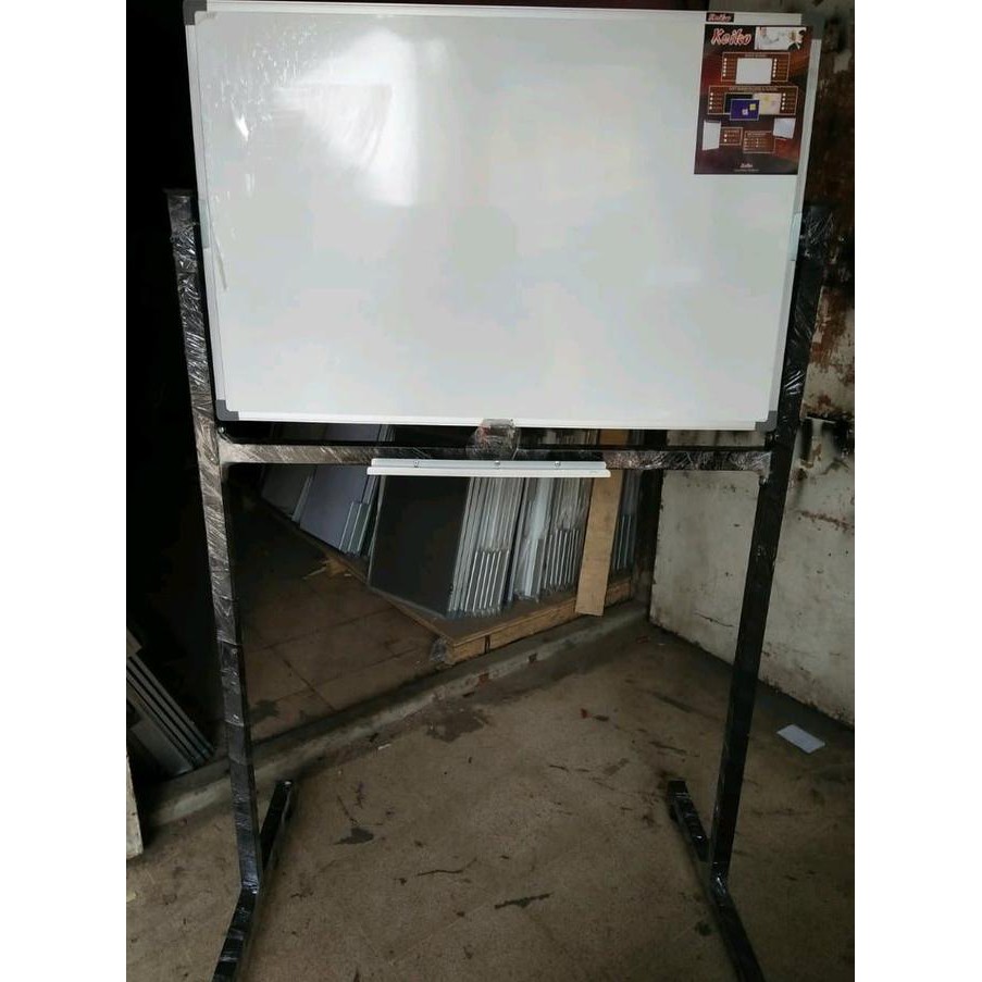 

Papan Tulis / Whiteboard Keiko Magnetic Single Face Stand Uk 60 X 90 Mamanmarinto