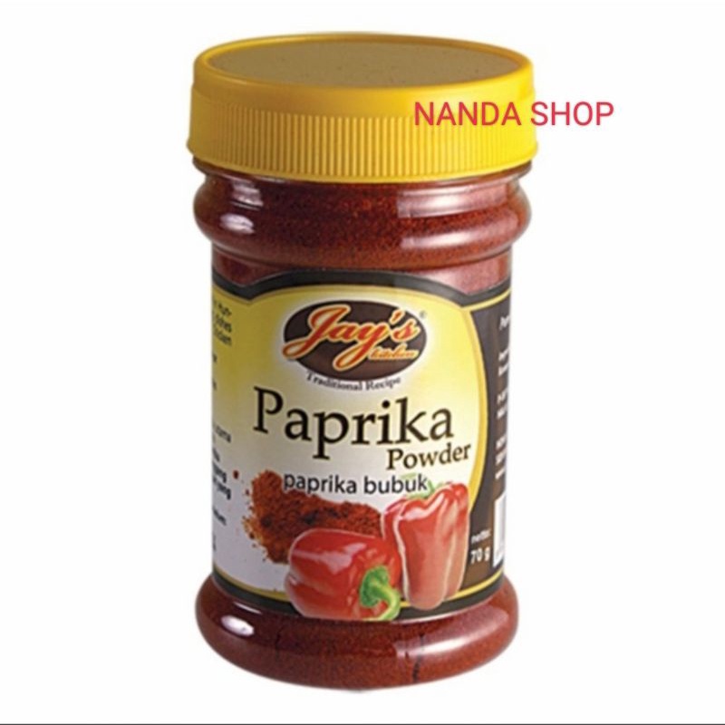 

JAY`S PAPRIKA POWDER (PAPRIKA BUBUK) 70GR