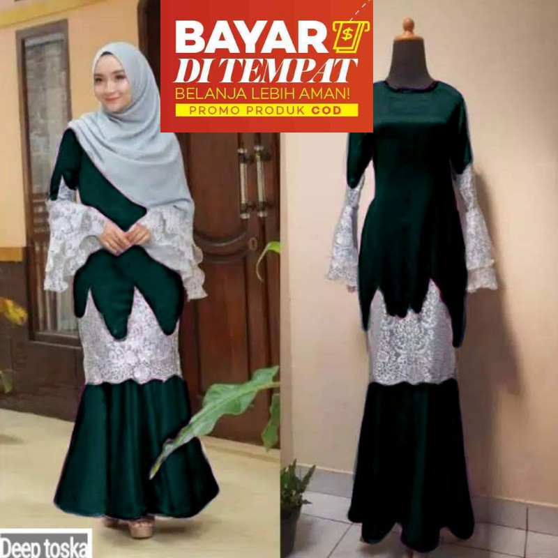  Baju  Gamis Seragam Nikahan  Jilbab Voal