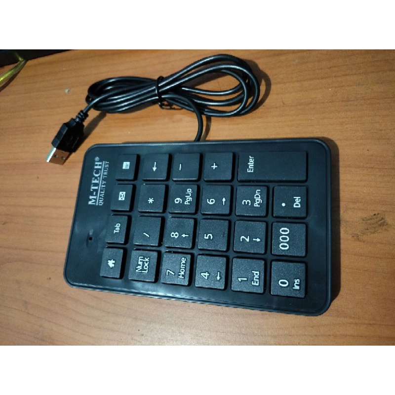 Keyboard Numeric Wired M-Tech Numpad - Keyboard Kasir Angka Kabel Keypad