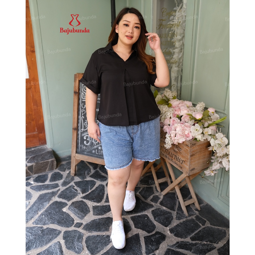 LD 120 Atasan Wanita Jumbo Blouse Big Size XXXL AIRIN BAJUBUNDA