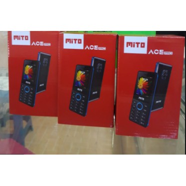 Handphone Mito Ace Pro HP GSM Dual SIM Feature Radio Ponsel MP3 Bluetooth WAP Internet Magic Voice