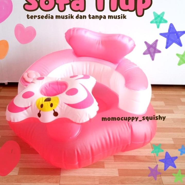 New KURSI SOFA TIUP BALON BAYI POMPA TANGAN TEMPAT DUDUK BAYI karakter SOFA TIUP BALON BAYI 한