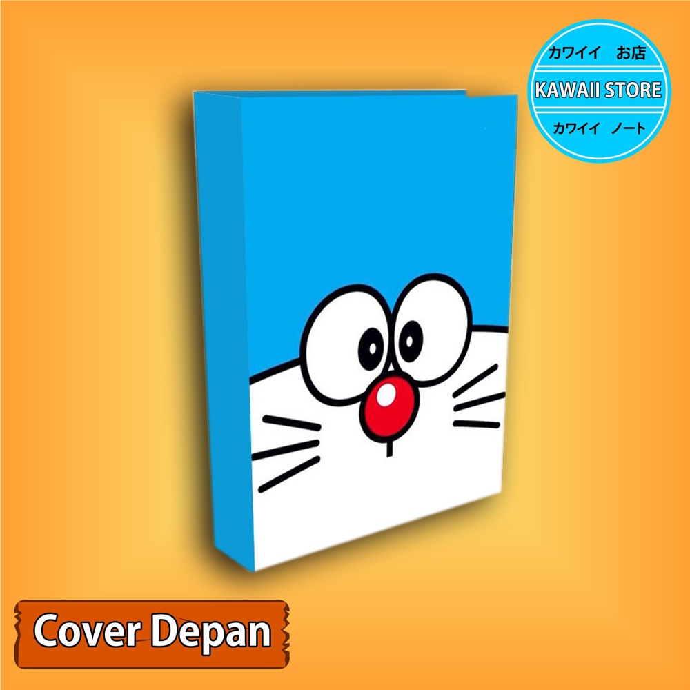 

Notebook / Pocket book Hard Cover DORAEMON COVER BIRU uk A5 & A6 / Notes Book