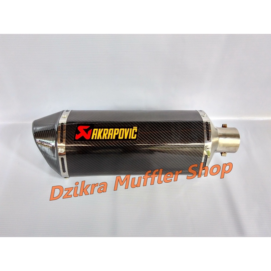 Knalpot racing Akrapovic layang carbon silencer only
