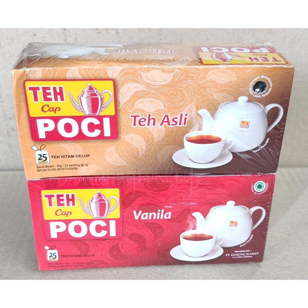 

TEH POCI (ORIGINAL & VANILA ) 50gr 25pcs