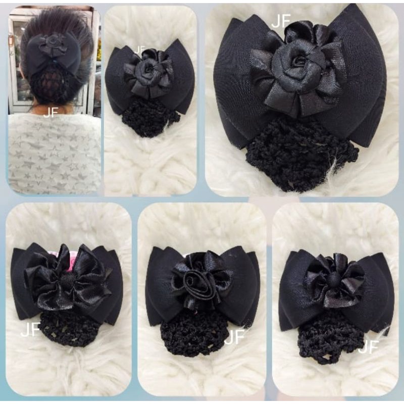 Jepit Harnet Warna Hitam Harnet Pita Cepol Rambut