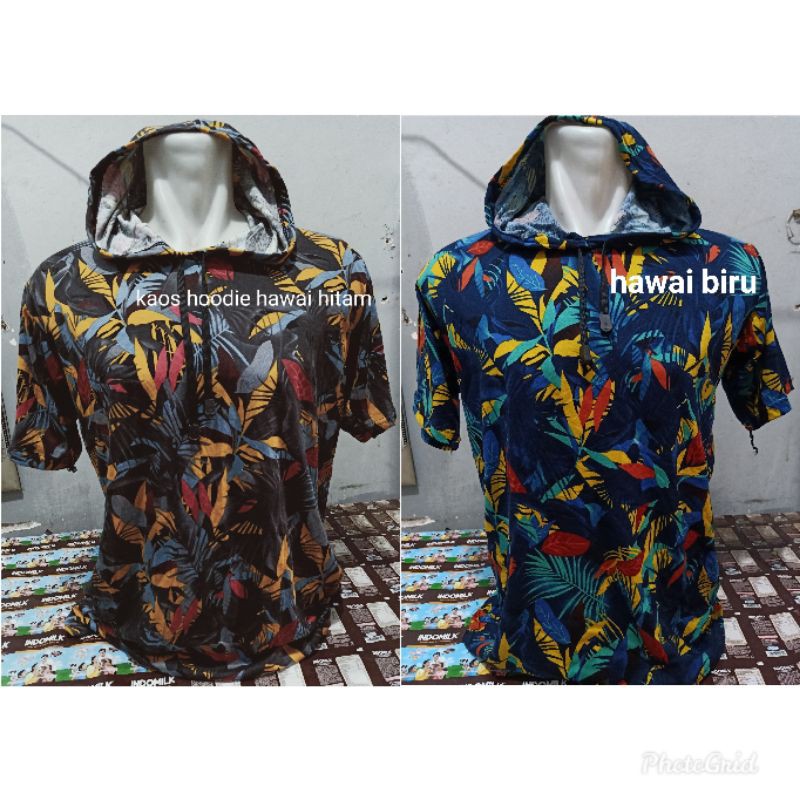 kaos  hoodie hawai