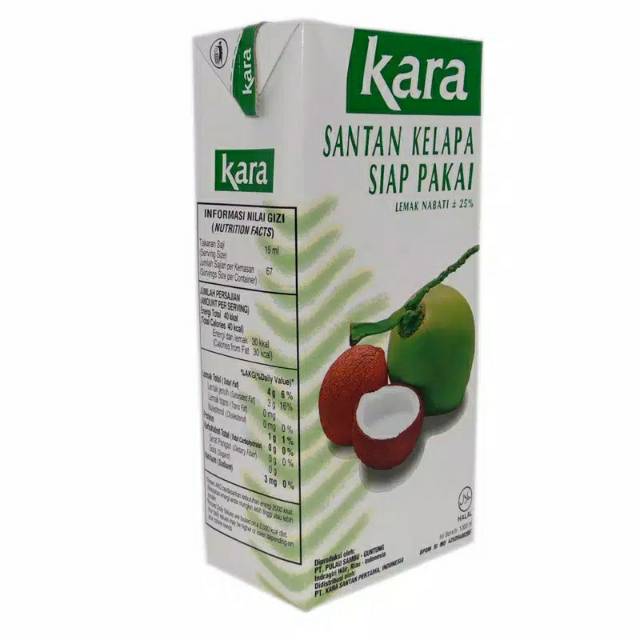 

Kara Santan Kelapa Siap Pakai 1000ml - 1 Dus isi 12