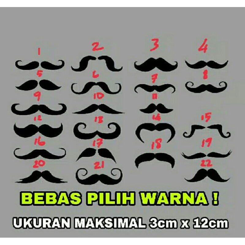 

stiker kumis