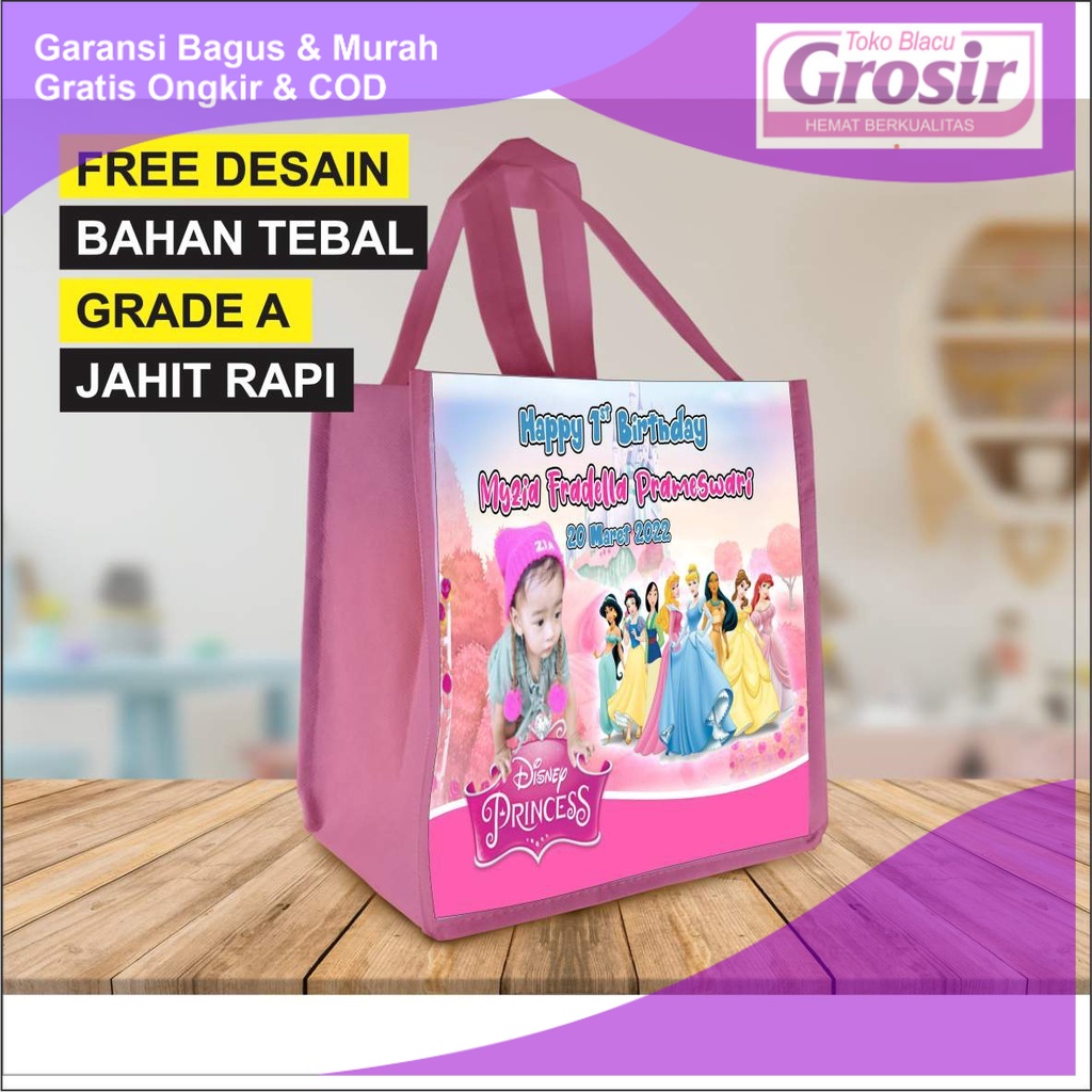 

PROMO TAS DI SHOPEE TAS ULTAH ULANGTAHUN ANAK CUSTOM Spunbond
