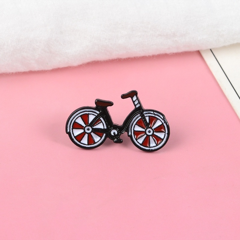 Bros Pin Enamel Bentuk Sepeda Tulisan I Love My Red Bike Untuk Hadiah