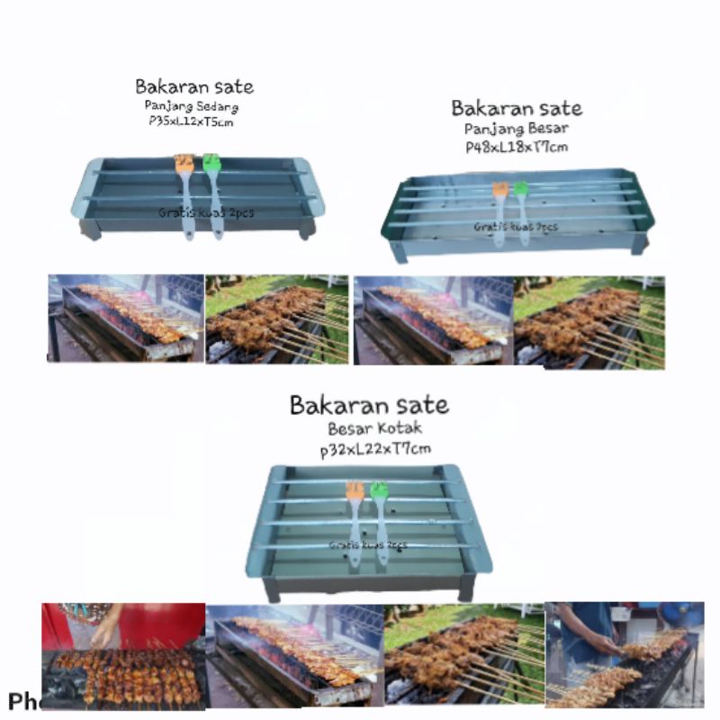 Panggangan Sate/sosis Alat Bakaran sate kambing, sate ayam,sosis bakar