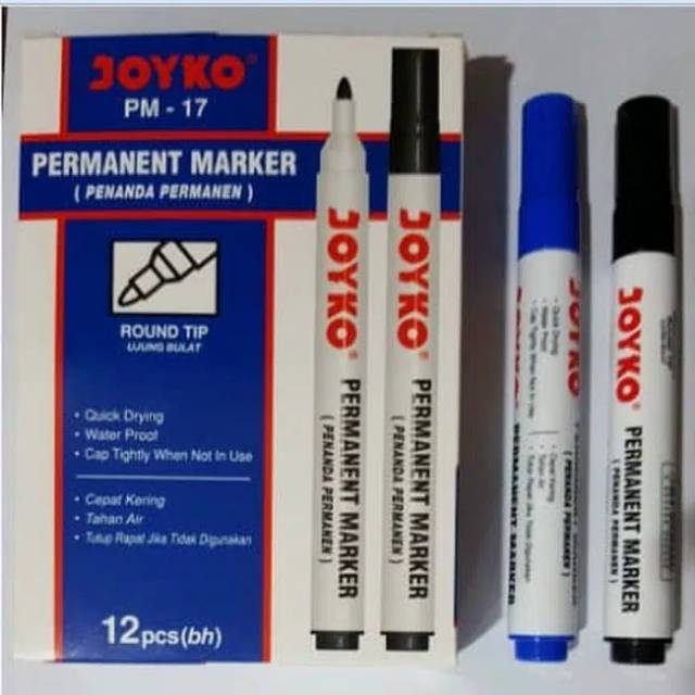 

Spidol Joyko PM-17 permanen marker