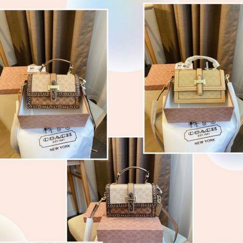 Tas Coach Import Sling Bag Murah High Quality Premium AAA Like Ori New Arrival Real Pict