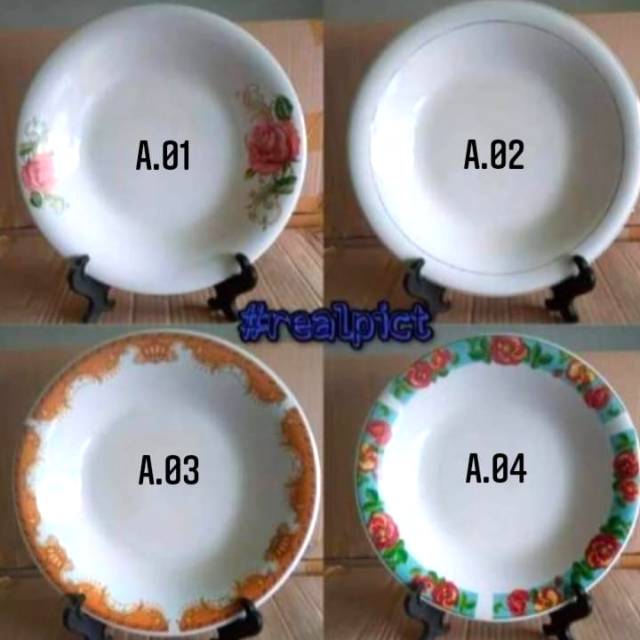 Piring Keramik Murah 1 Lusin