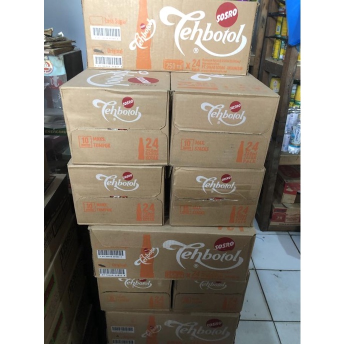 

[ COD ] teh botol sosro kotak 250 ml TERUJI Kode 707