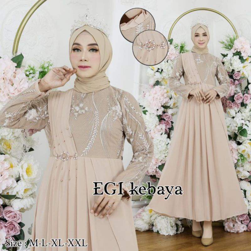 GAMIS CERUTY PAYET // BAHAN TILLE BORDIR MIX CERUTY BABYDOLL PLUS PAYET // KODE EK