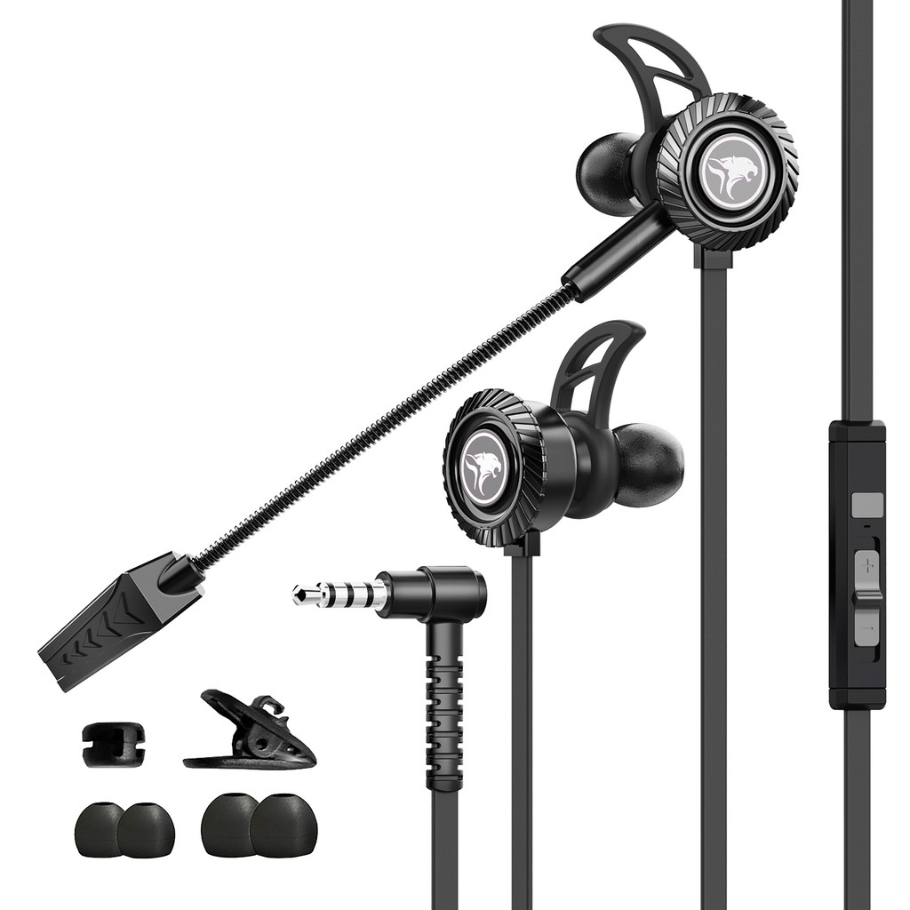 Plextone Mowi RX1 Gaming Earphone Microphone In Ear Bass Noise Cancelling