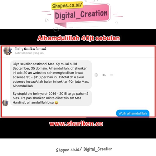 Script AGC Shuriken By Dojo - Jamu Kuat Adsense Blogger | Full Update | Auto Generate Content | Bot | Website | Internet Marketing | Blog | Shuriken