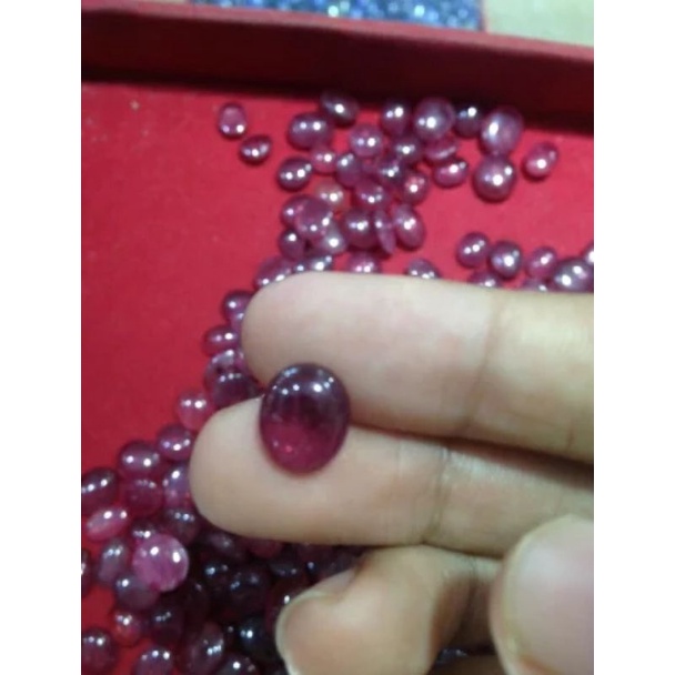 ruby asli natural ruby merah delima