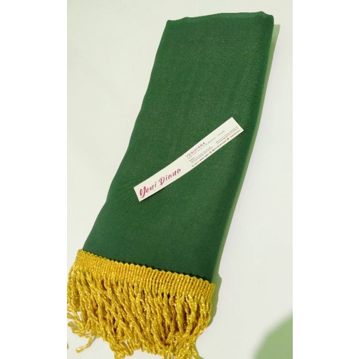Selendang Tari /Sampur Tari Dewasa (Lebar 50-60cm)-Hijau tua