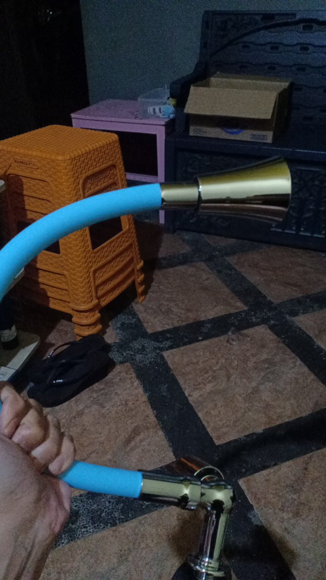 Kran Angsa Fleksibel Dapur Keran Cuci Piring Nylon Soligen